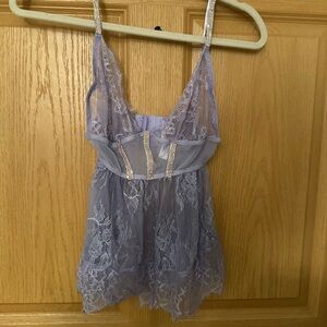 Dreamgirl Lavender Lace Chemise